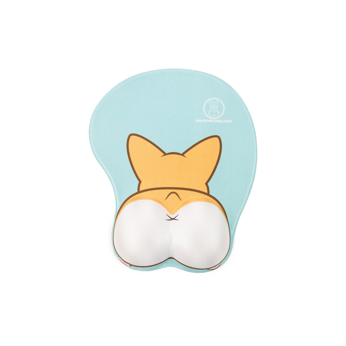 3D Corgi Butt handrest Mouse Pad