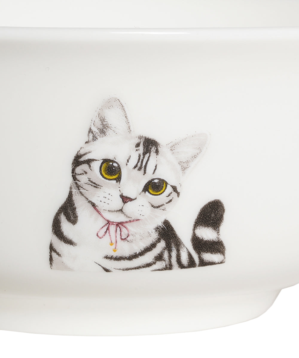 Pet Portrait Porcelain All Purpose Bowl - American Shorthair