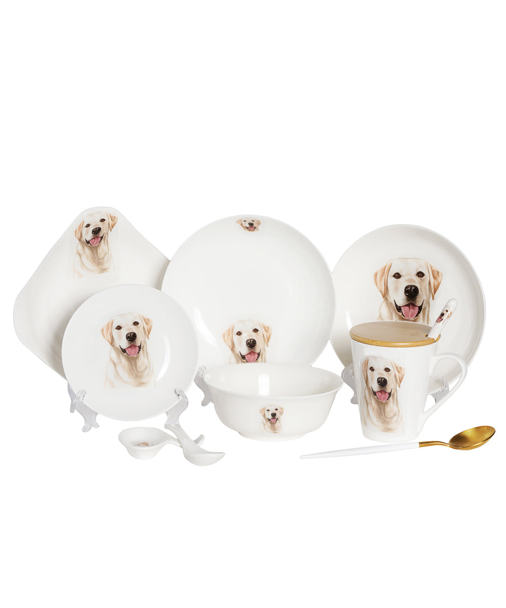 Labrador 11 piece dinner set