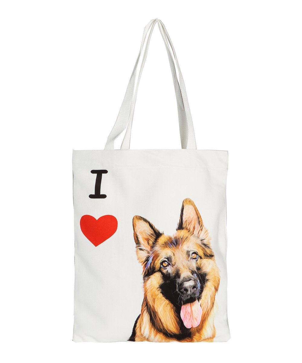 German fashion shepherd tote bag