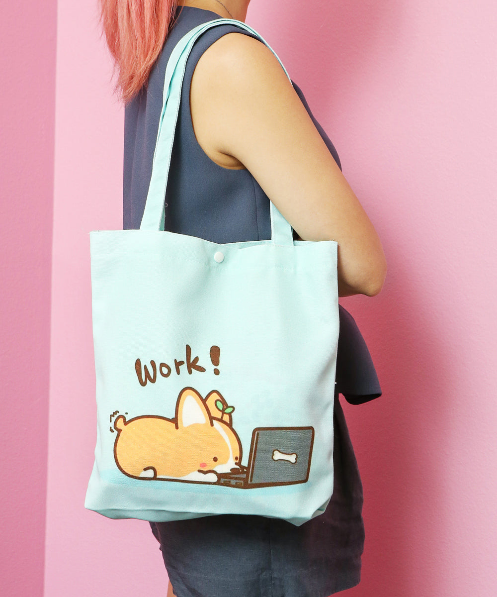 Corgi Colorful Canvas Bag - NAYOTHECORGI