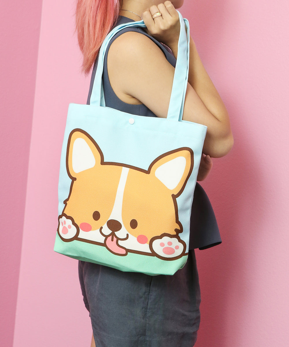 Corgi Colorful Canvas Bag - NAYOTHECORGI