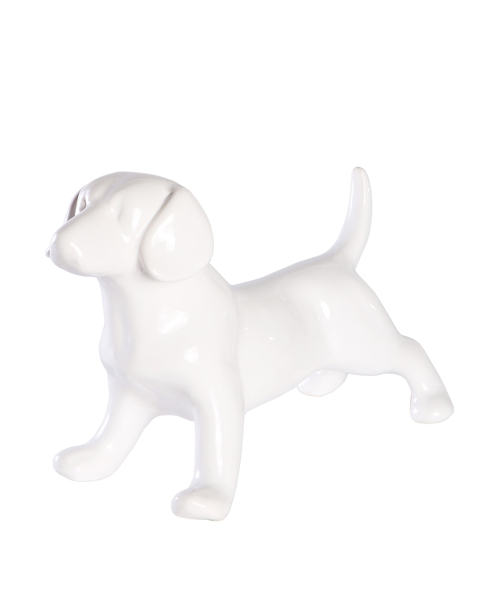Standing Beagle Ceramic Statue, Custom Pet Statue