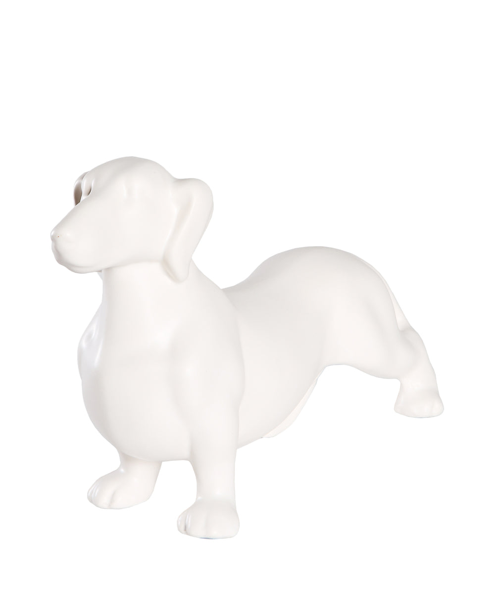 Standing Dachshund Ceramic Statue, Custom Pet Ceramic Statue