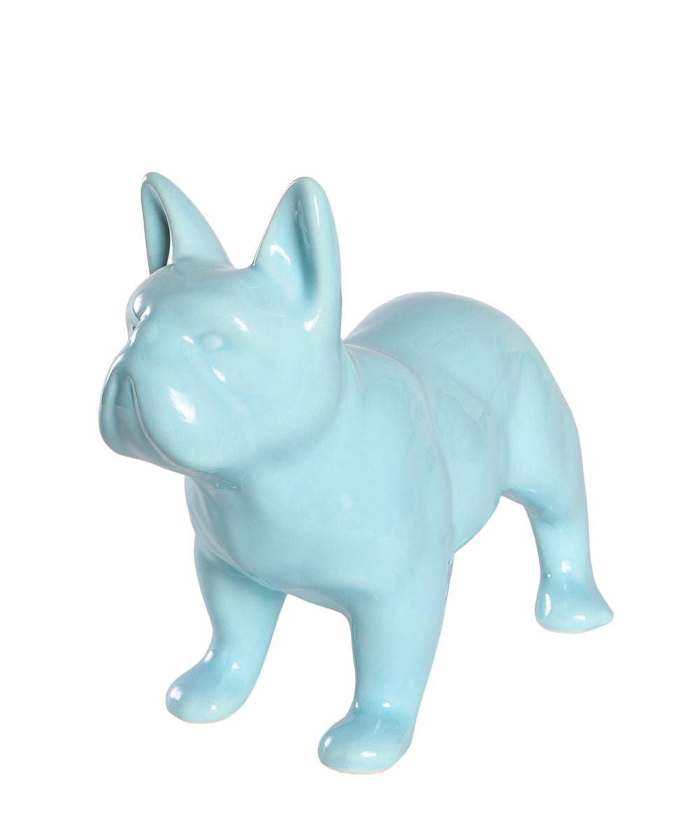 Standing French Bulldog Ceramic Pet Statue