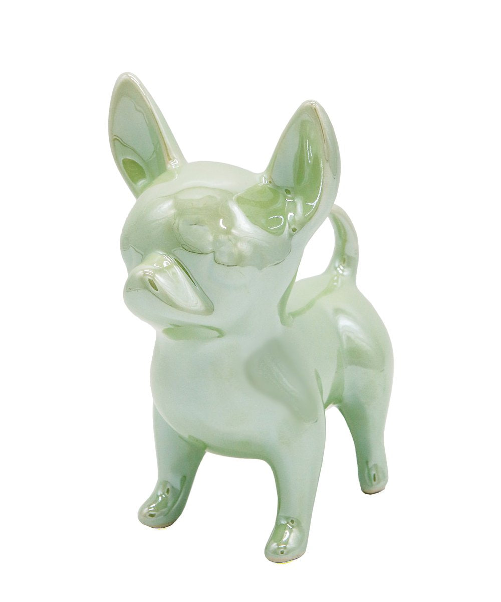 Standing Chihuahua Ceramic Statue