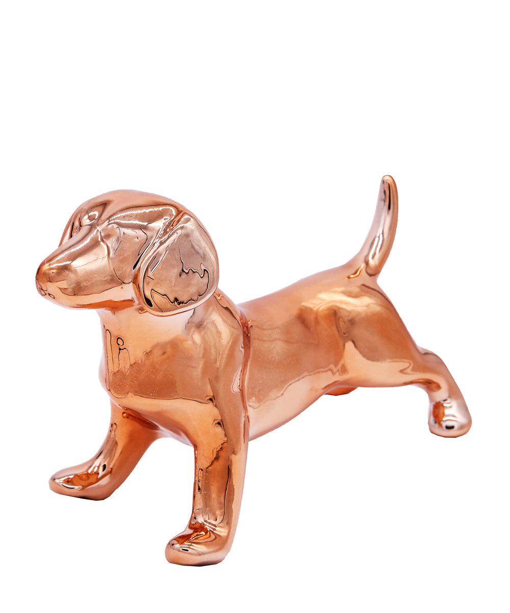 Standing Beagle Ceramic Statue, Custom Pet Statue