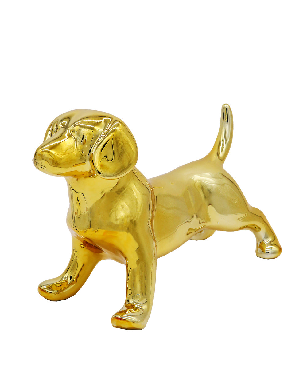 Standing Beagle Ceramic Statue, Custom Pet Statue