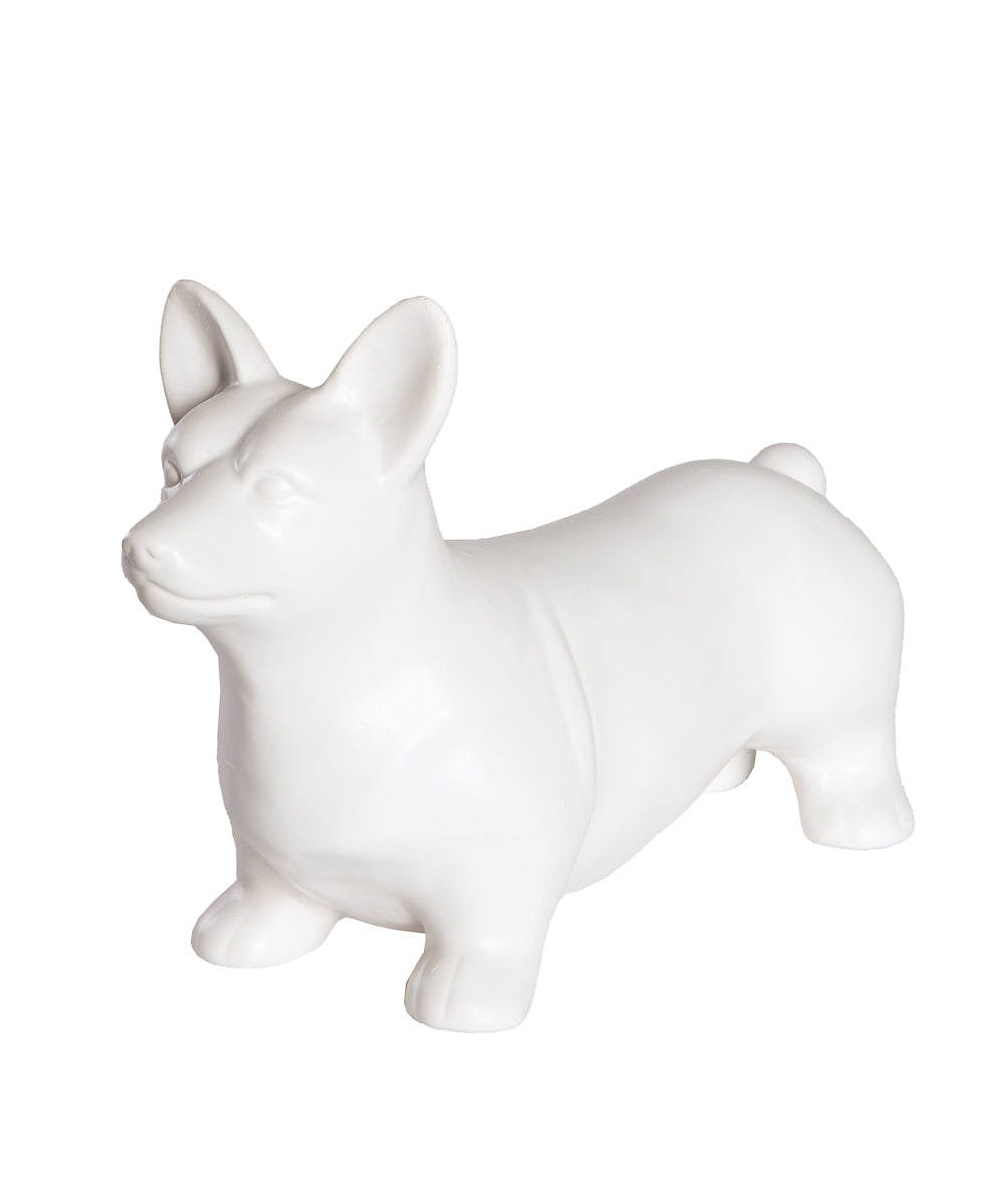 Standing Corgi Ceramic Pet Statue