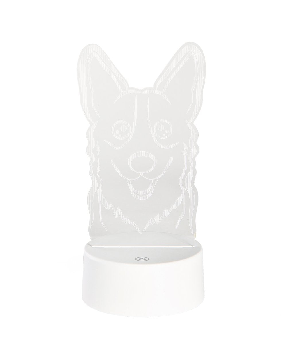 Corgi Acrylic Bed LED Lamp