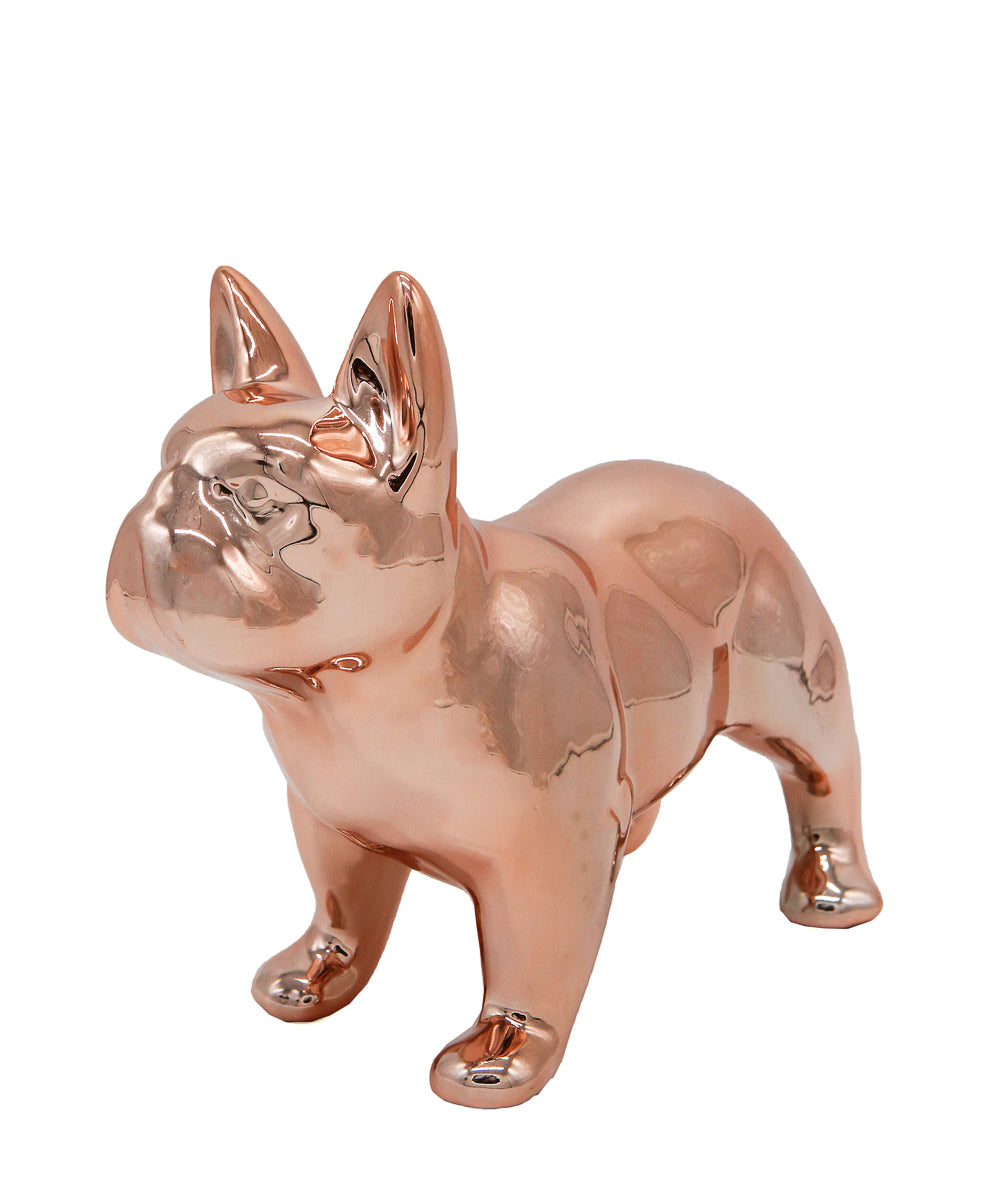 Standing French Bulldog Ceramic Statue