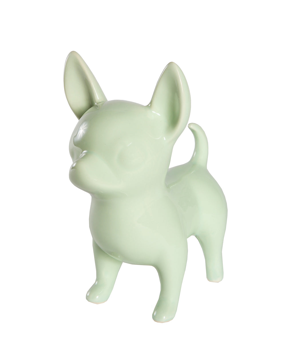 Standing Chihuahua Ceramic Pet Statue