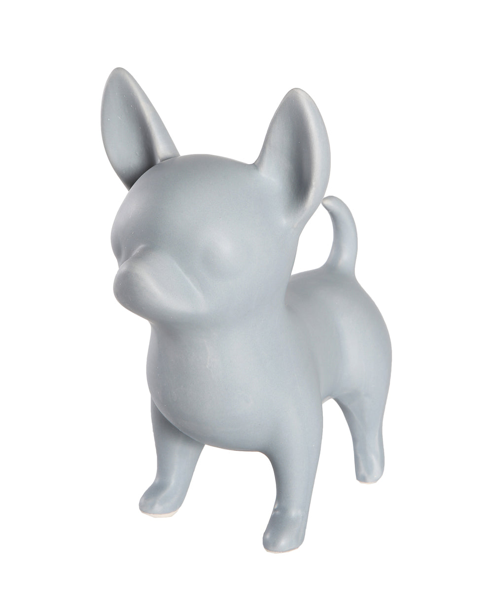 Standing Chihuahua Ceramic Statue