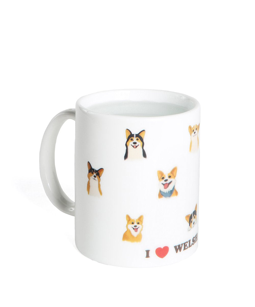 Heat Sensitive Color Changing Magic Corgi Mug with hot water