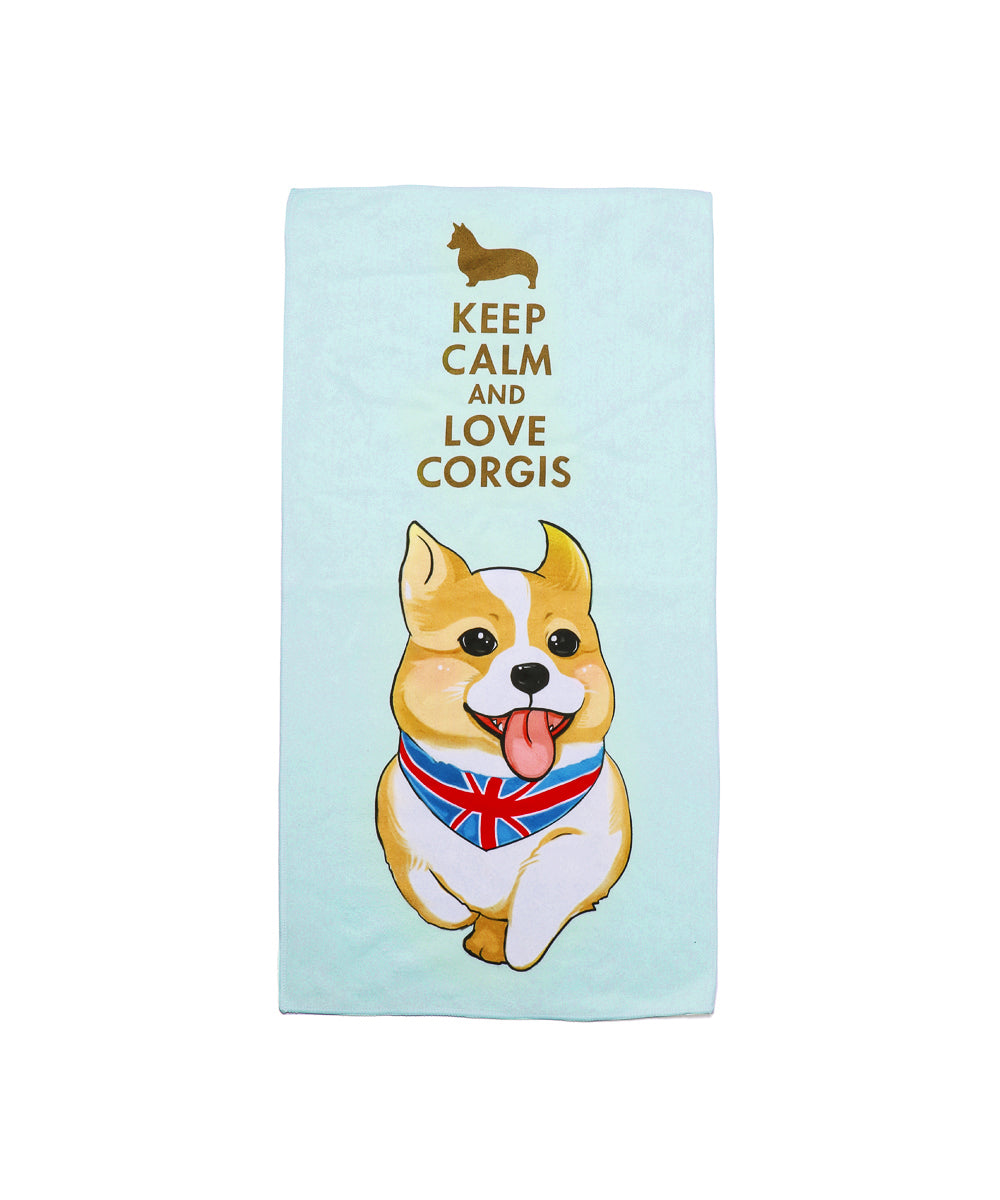 Small Sport Corgi Towel