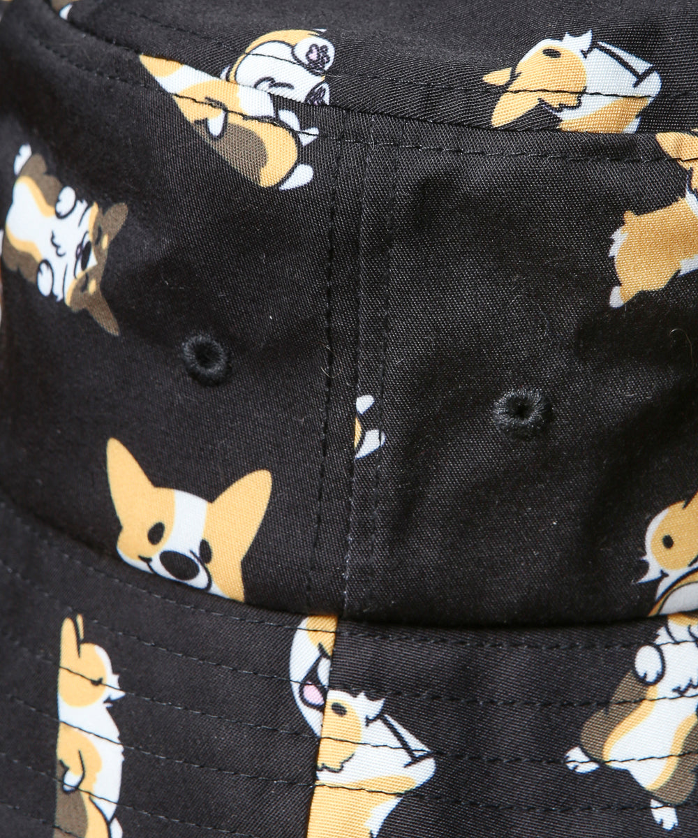 {ready}Corgi Pattern Bucket Hat - Need Pricing and Quantity - NAYOTHECORGI - Corgi Gifts -Corgi Gift