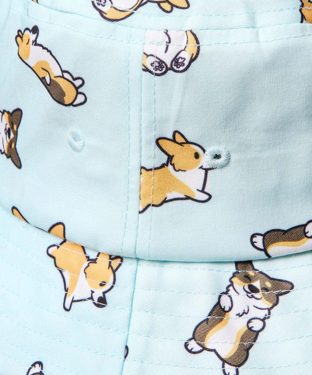 {ready}Corgi Pattern Bucket Hat - Need Pricing and Quantity - NAYOTHECORGI - Corgi Gifts -Corgi Gift