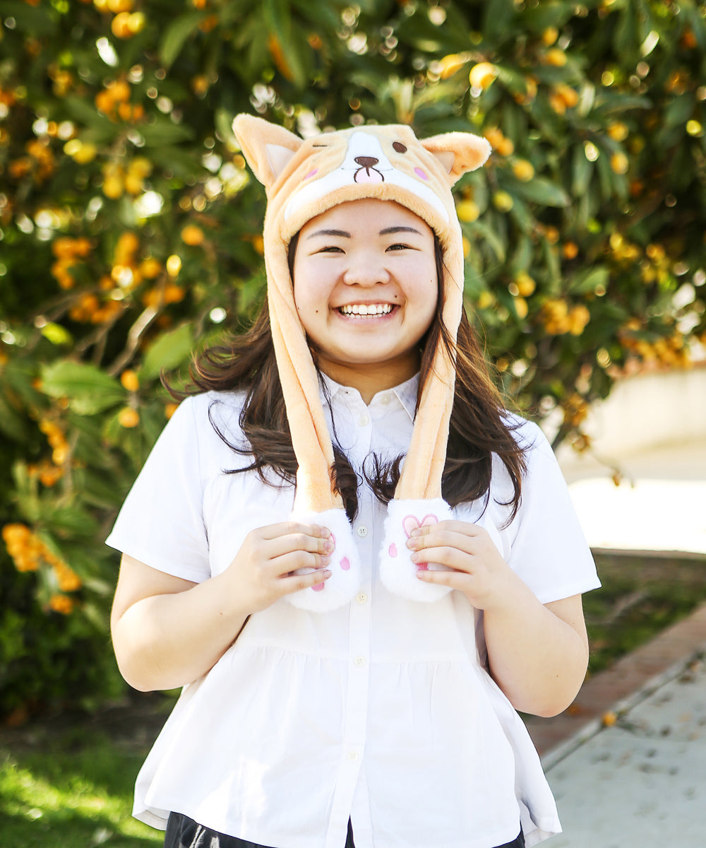 Super Cute Movable Ear Corgi Hat/ Costume Accessory - NAYOTHECORGI