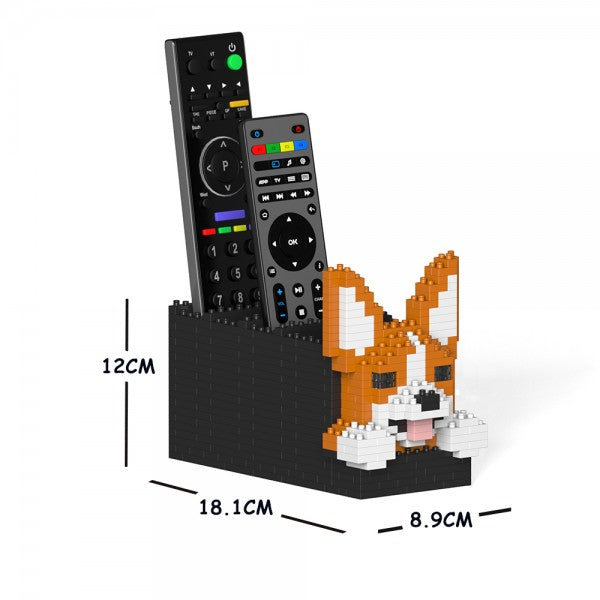 {ready} JEKCA Welsh Corgi Remote Control Rack 01S - NAYOTHECORGI - Corgi Gifts -Corgi Gift