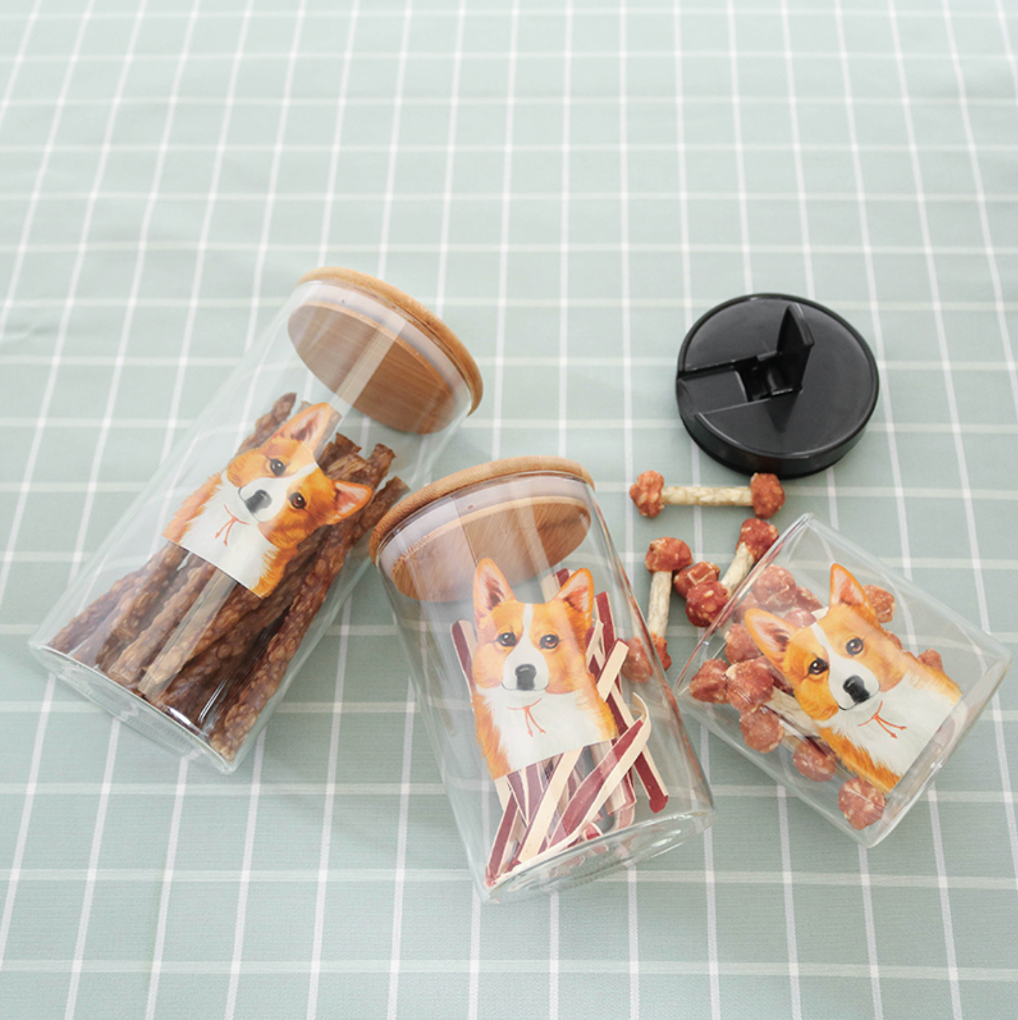 Corgi Air-tight Treat/Food Container -