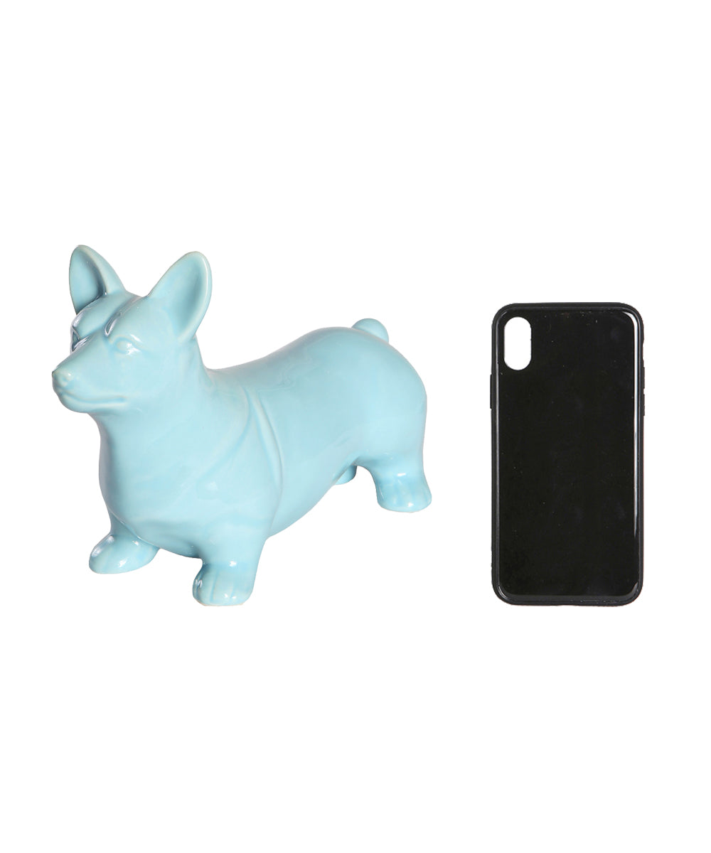 Standing Corgi Ceramic Pet Statue