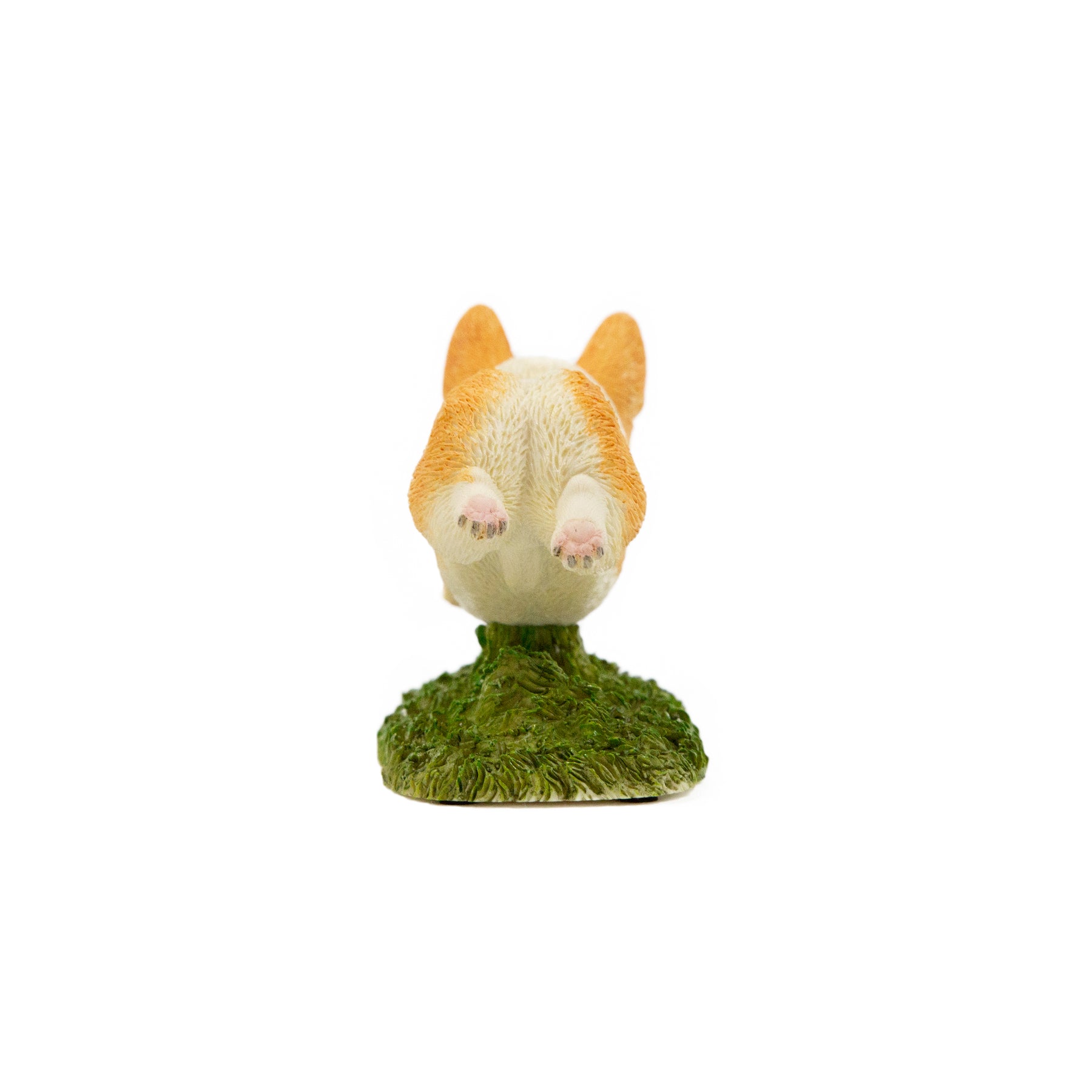 Flying Corgi Figurine back view