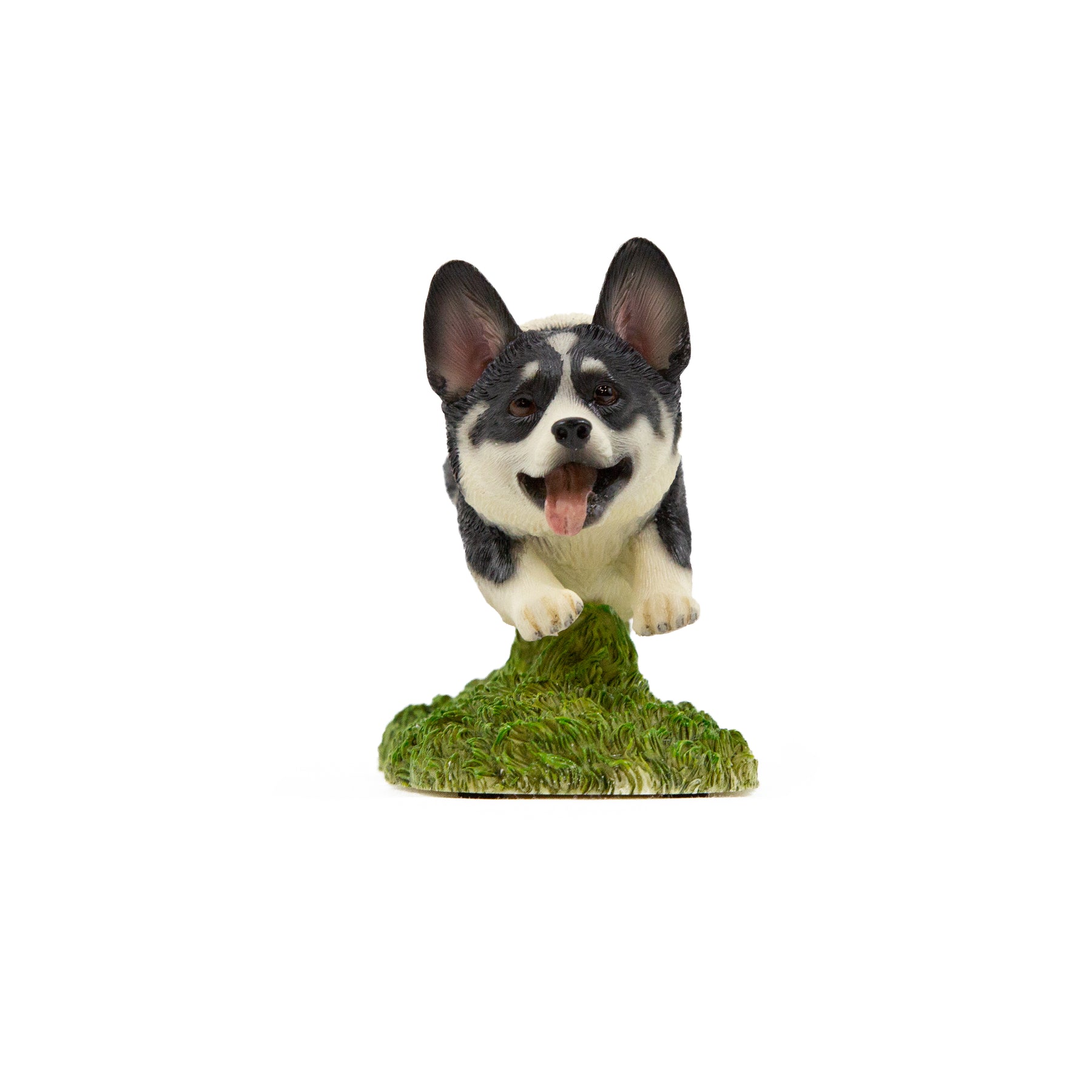 Flying Corgi Figurine front view