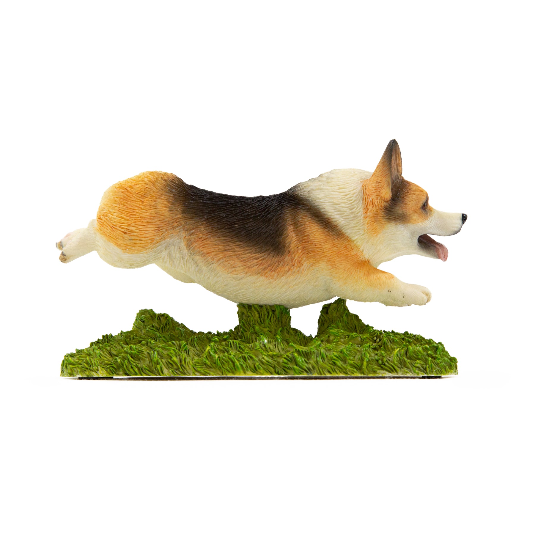 Flying Corgi Figurine side view