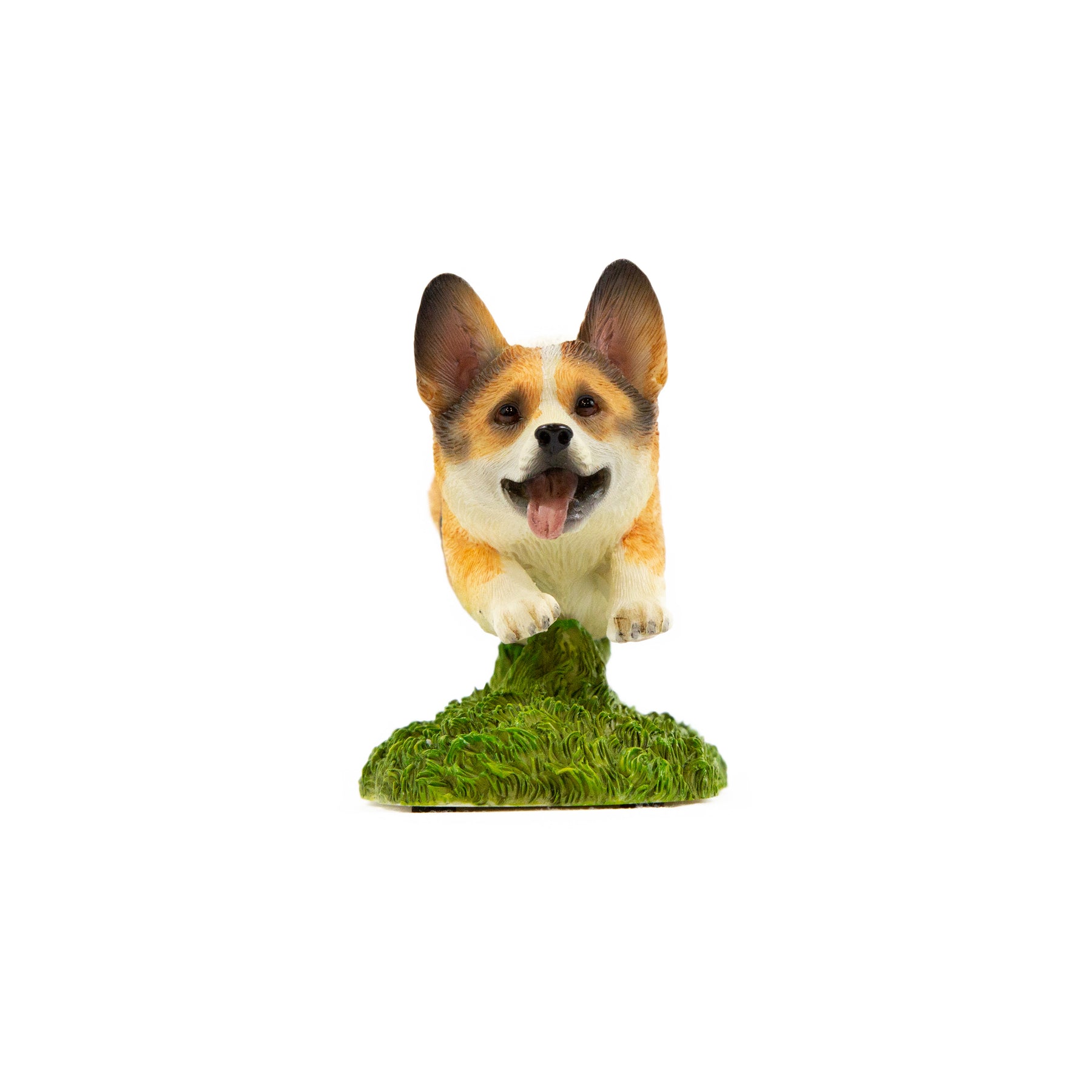 Flying Corgi Figurine front view