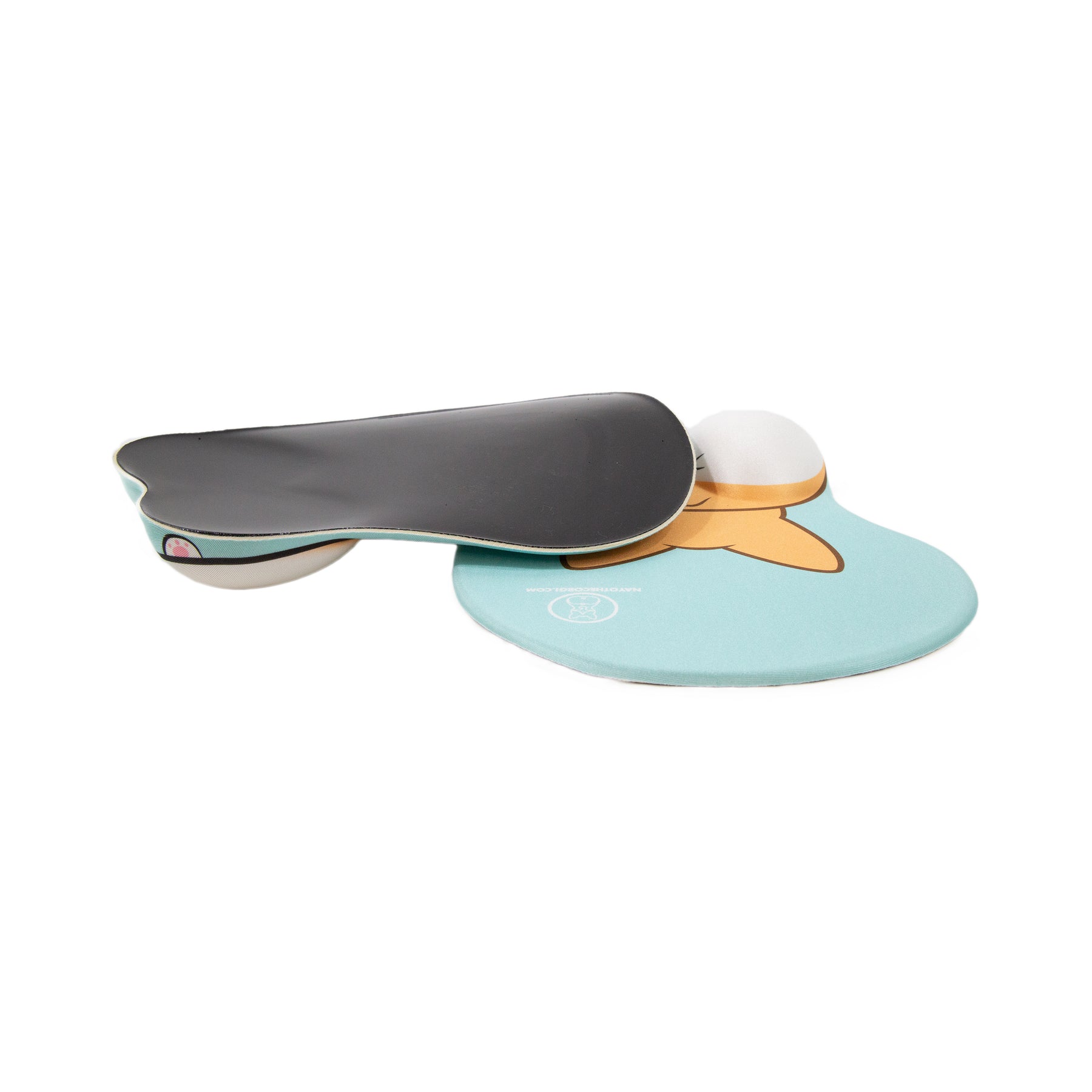Tan 3D Corgi Butt handrest Mouse Pad Folding