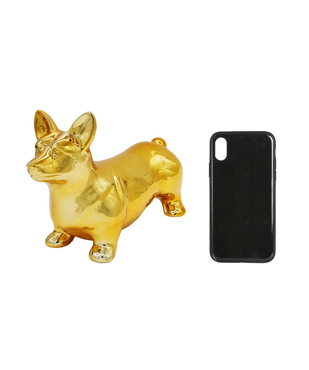 Standing Corgi Ceramic Pet Statue