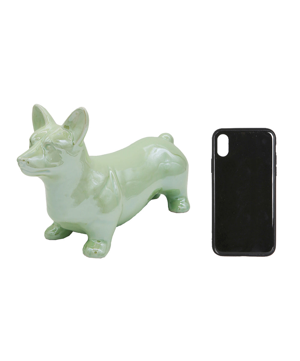 Standing Corgi Ceramic Pet Statue