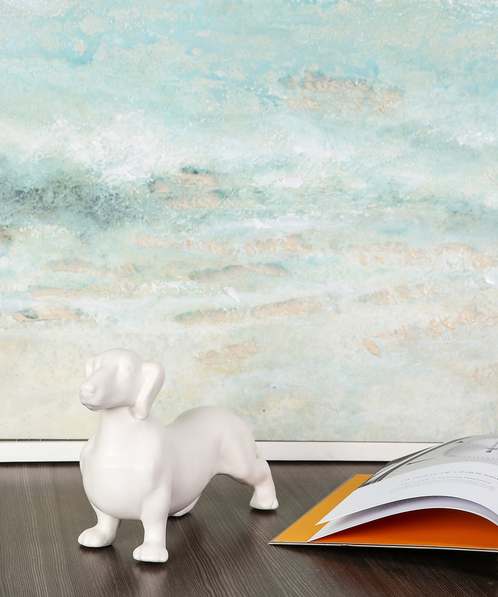 Standing Dachshund Ceramic Statue, Custom Pet Ceramic Statue