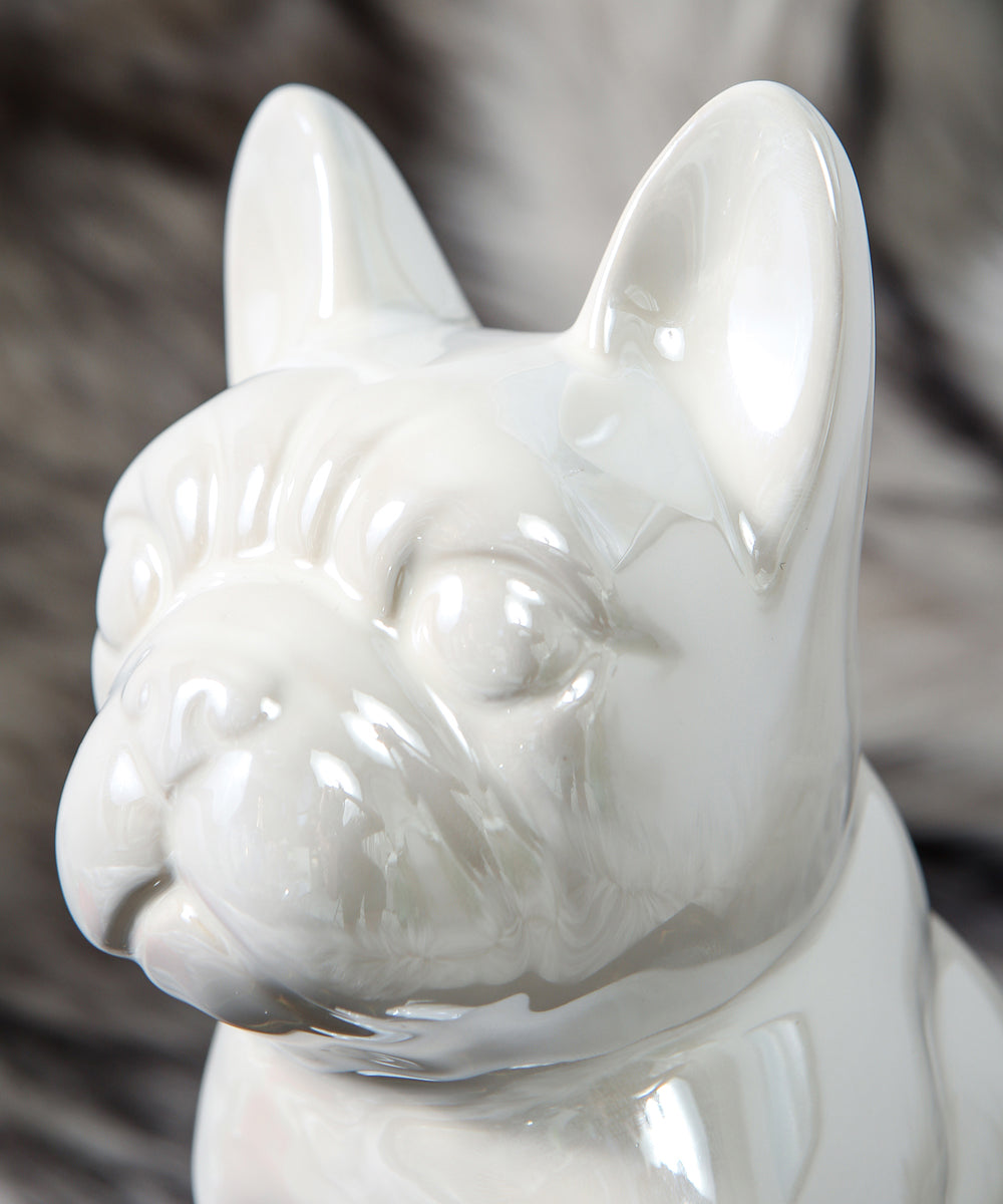 Sitting French Bulldog Ceramic Pet Statue