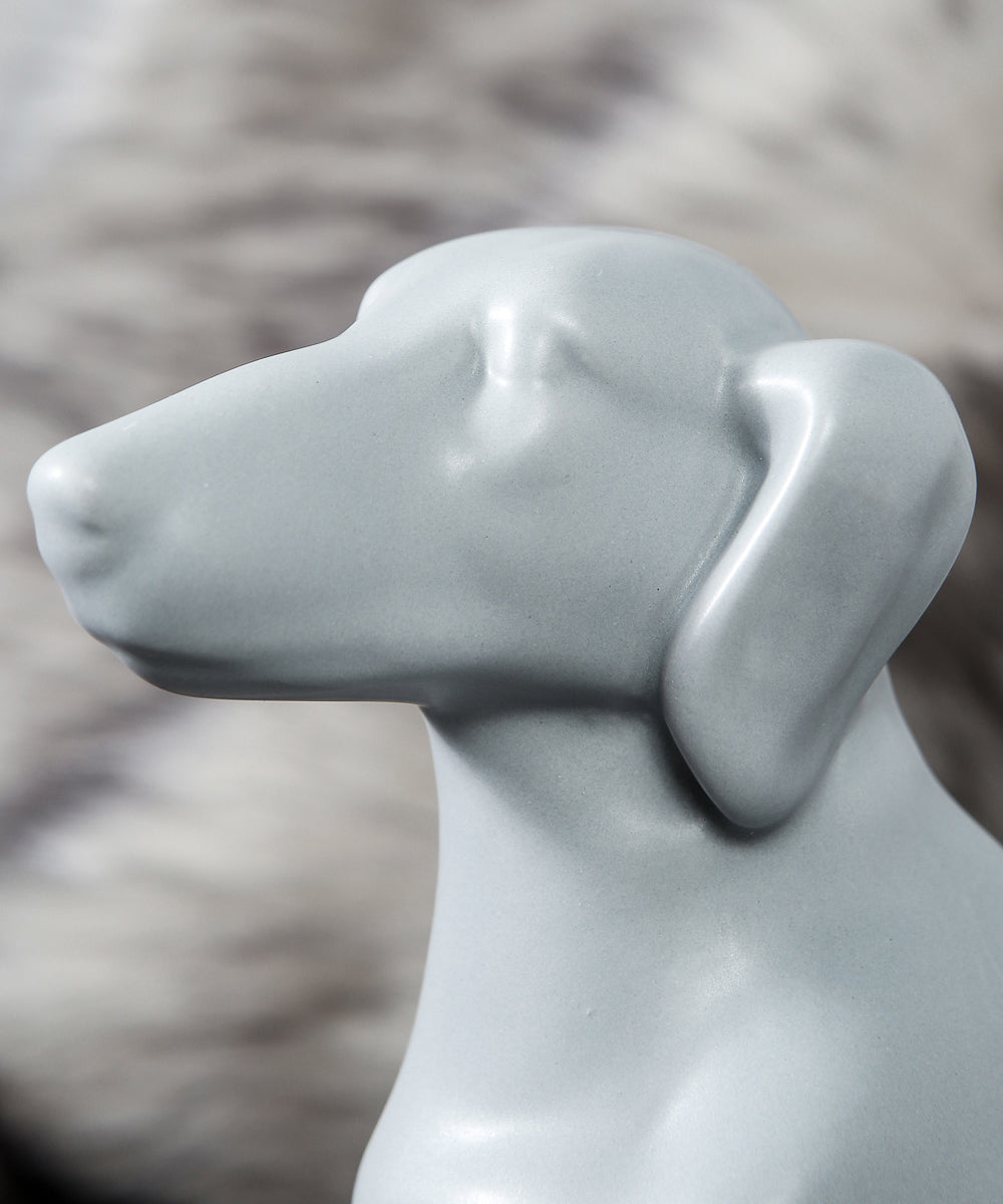 Standing Dachshund Ceramic Statue, Custom Pet Ceramic Statue