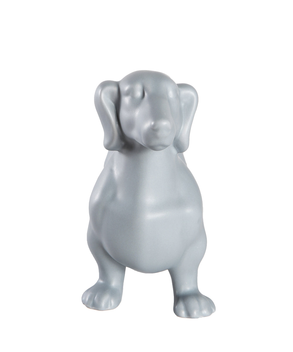 Standing Dachshund Ceramic Statue, Custom Pet Ceramic Statue