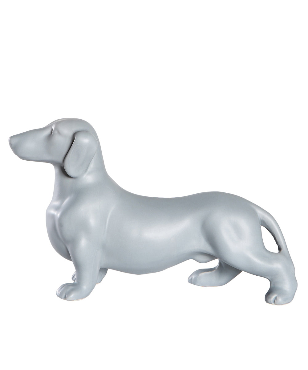 Standing Dachshund Ceramic Statue, Custom Pet Ceramic Statue
