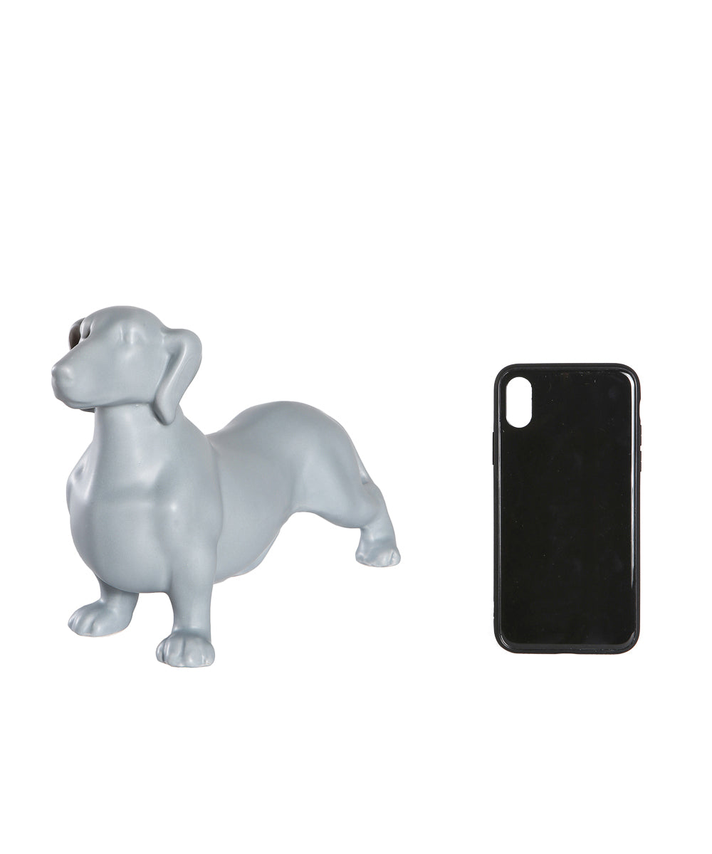 Standing Dachshund Ceramic Statue, Custom Pet Ceramic Statue