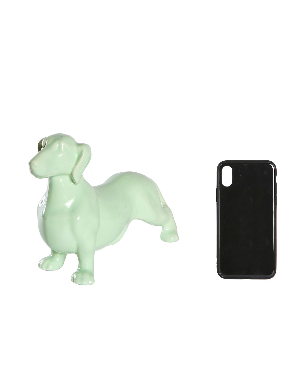 Standing Dachshund Ceramic Statue, Custom Pet Ceramic Statue