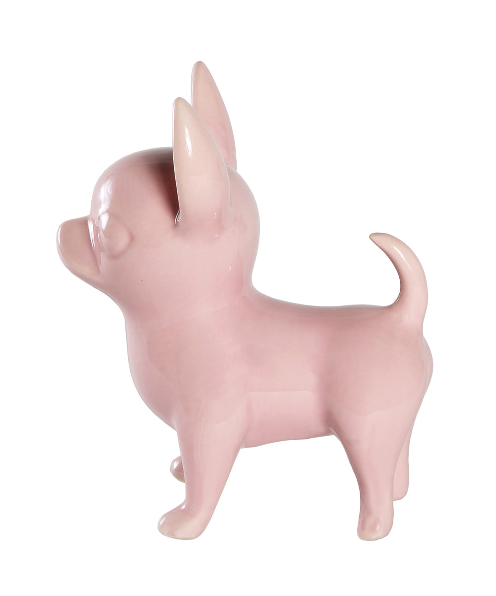Standing Chihuahua Ceramic Pet Statue