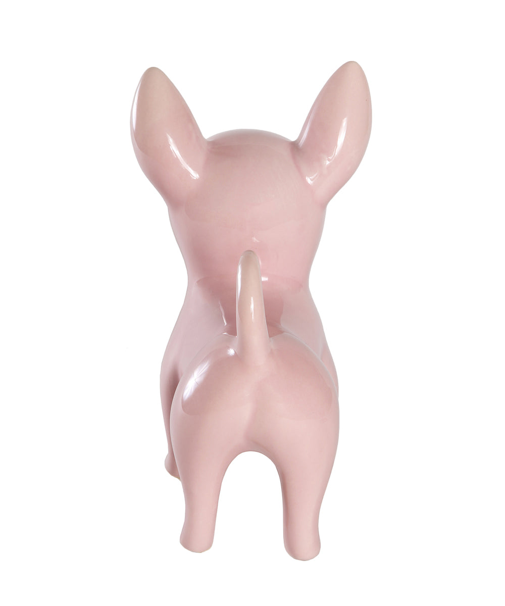 Standing Chihuahua Ceramic Pet Statue