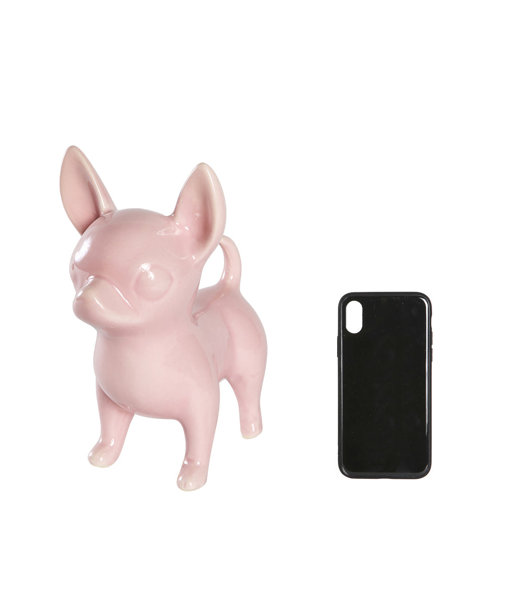 Standing Chihuahua Ceramic Pet Statue