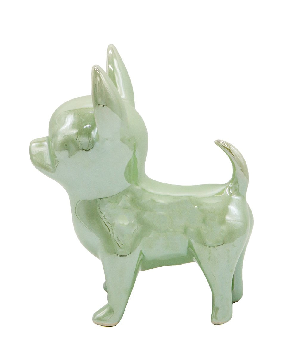 Standing Chihuahua Ceramic Pet Statue