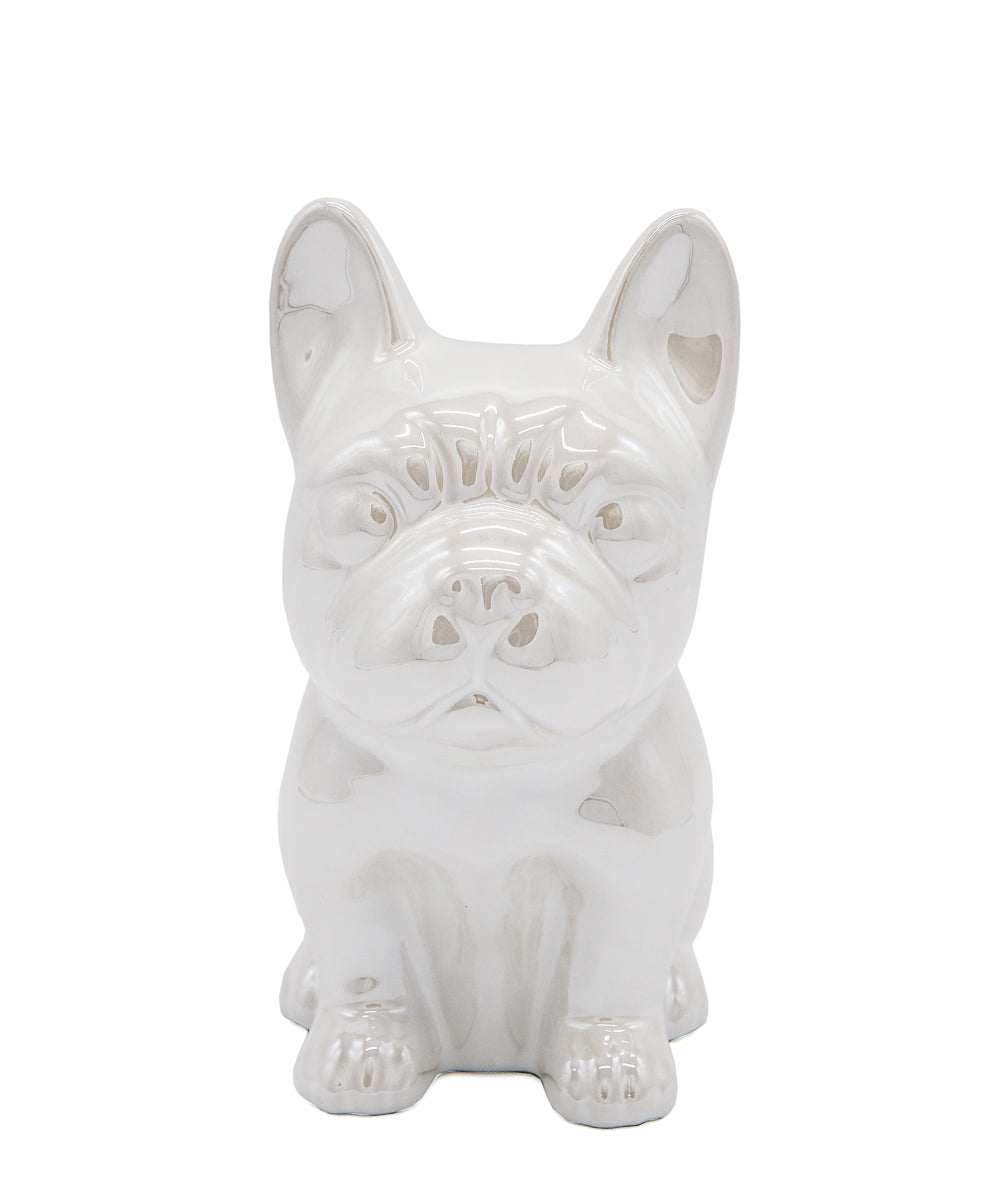 Sitting French Bulldog Ceramic Pet Statue