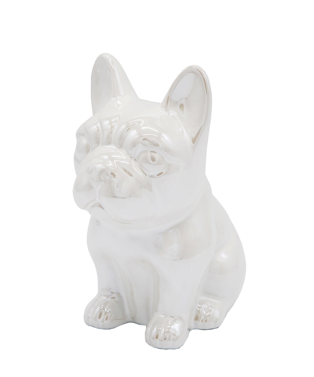 Sitting French Bulldog Ceramic Pet Statue