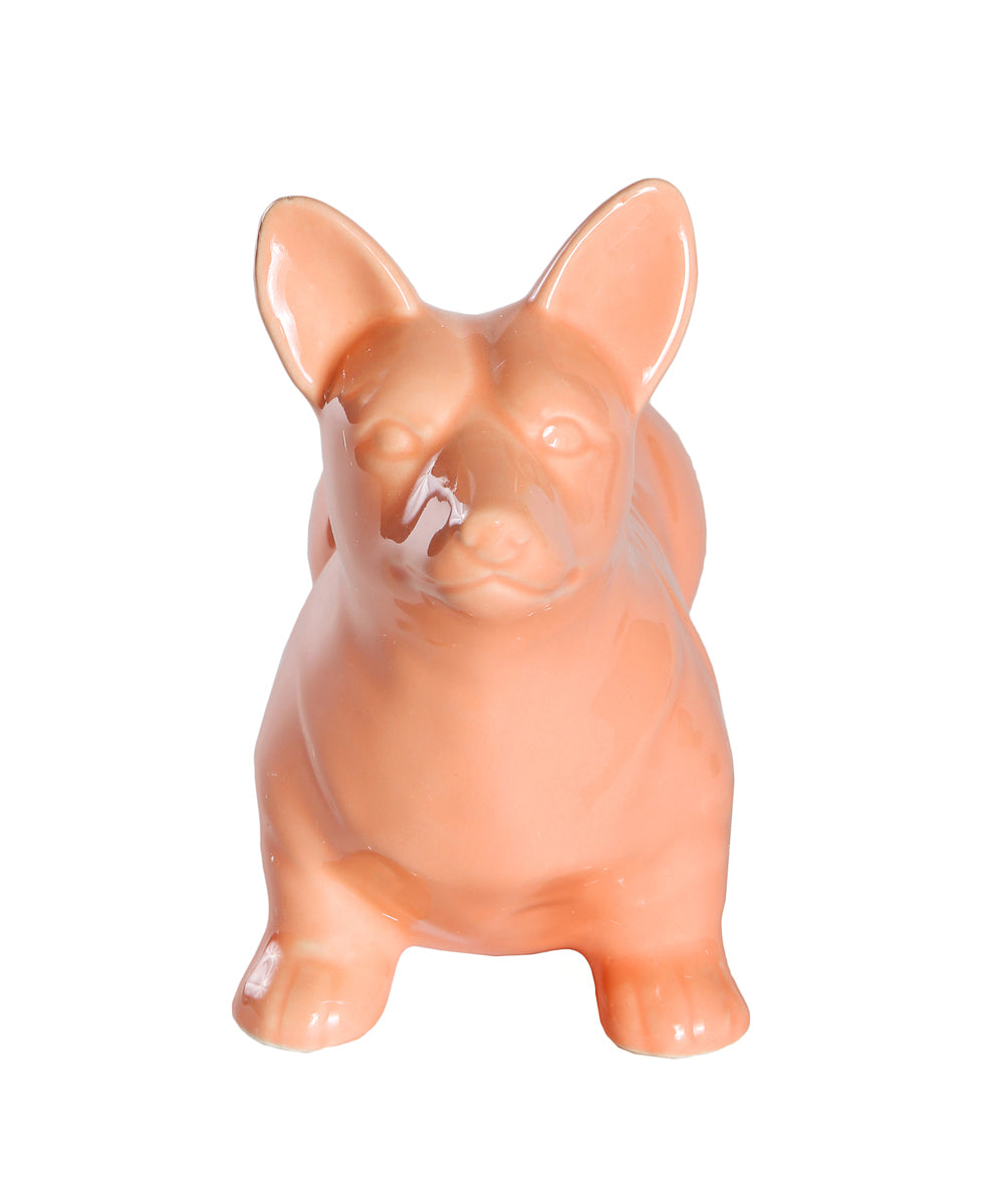 Standing Corgi Ceramic Pet Statue