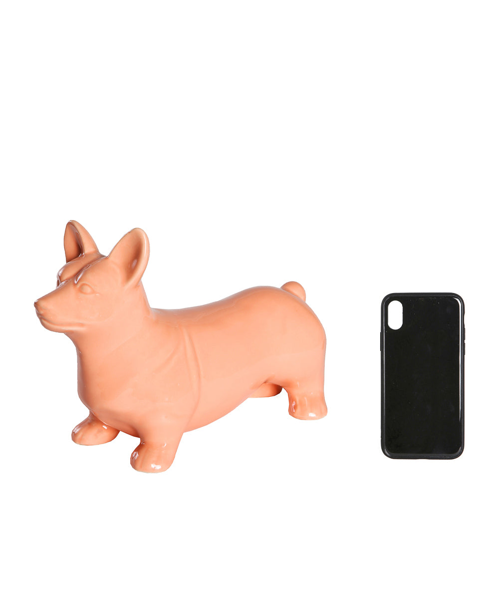 Standing Corgi Ceramic Pet Statue