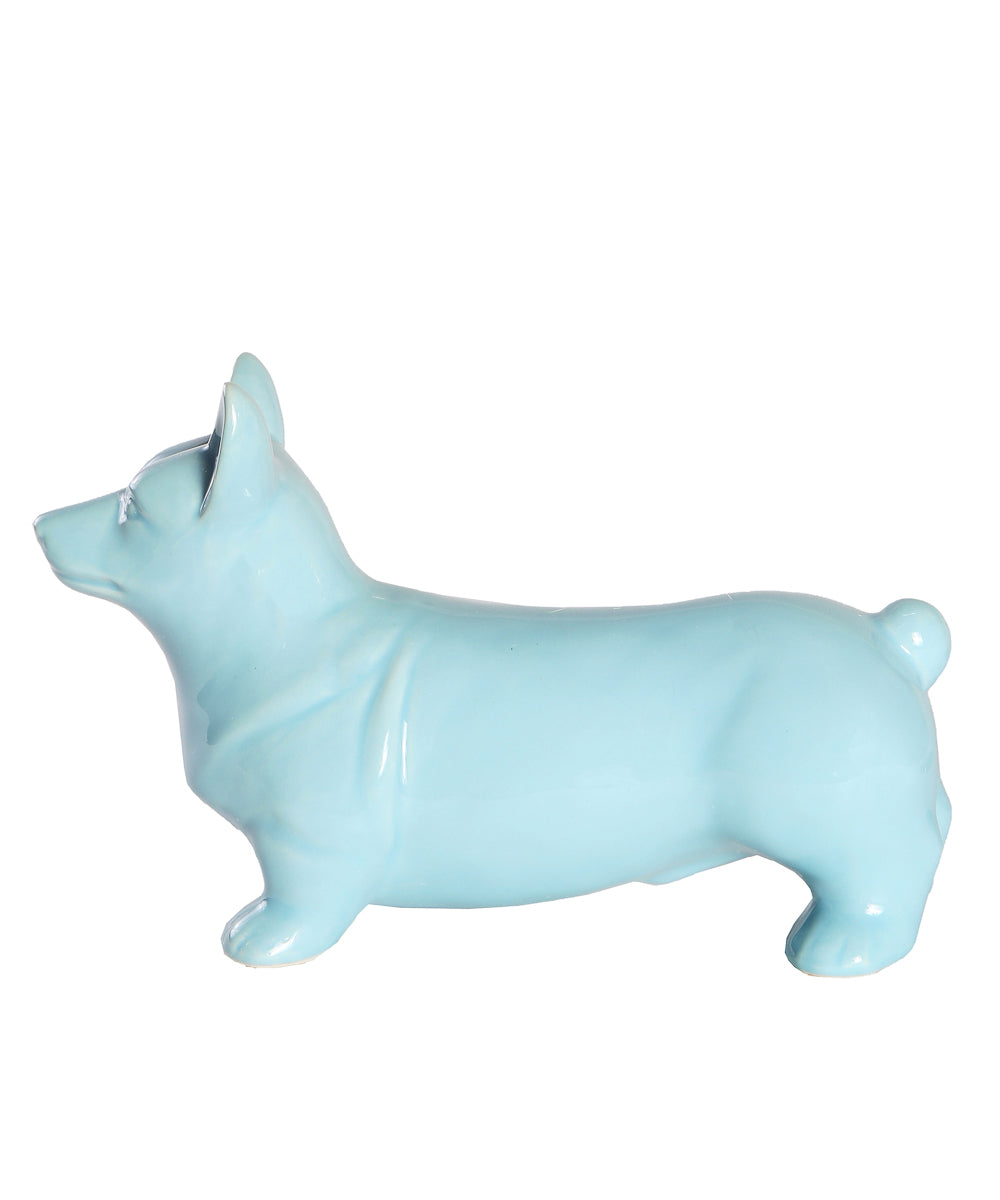 Standing Corgi Ceramic Pet Statue