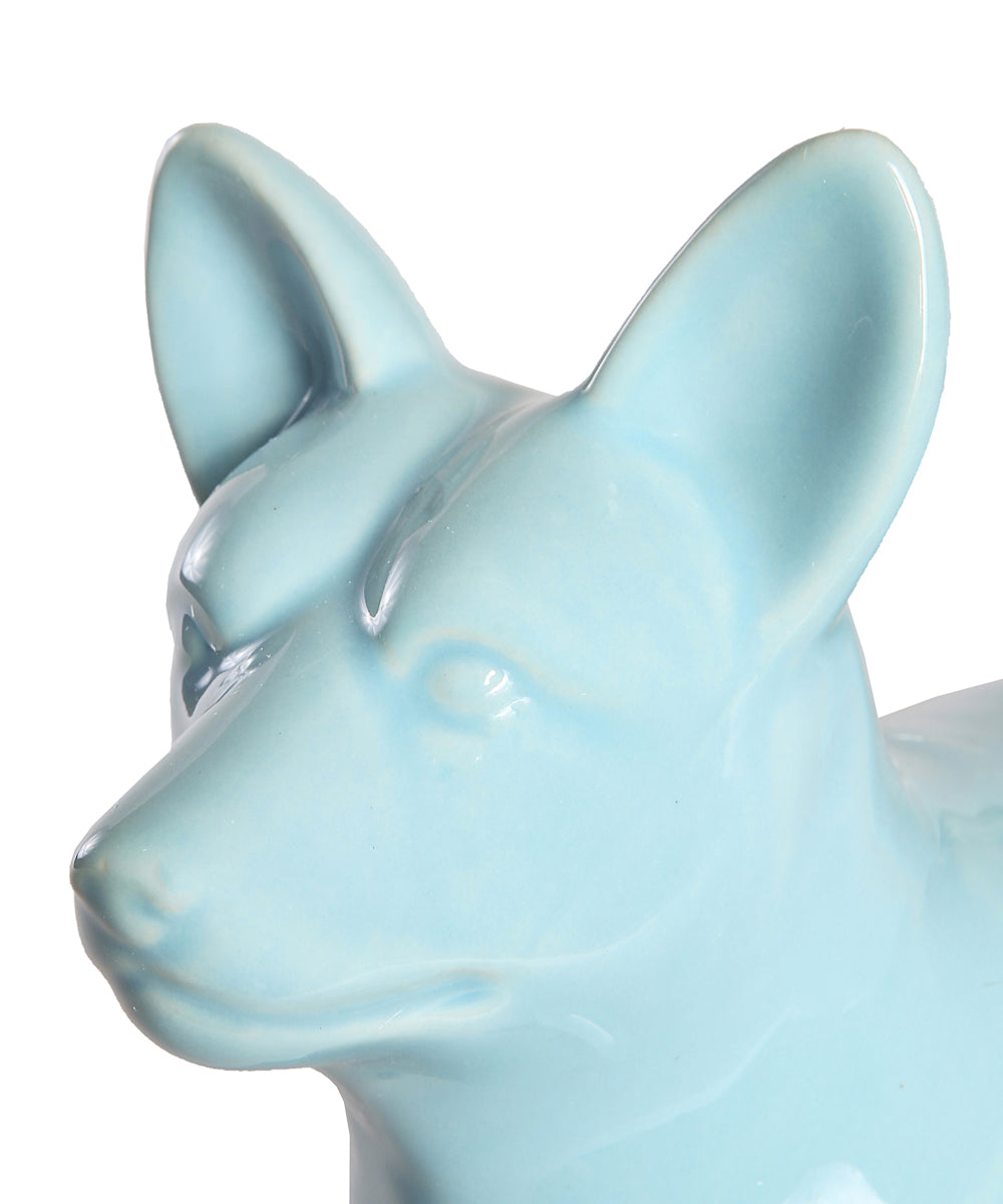 Standing Corgi Ceramic Pet Statue