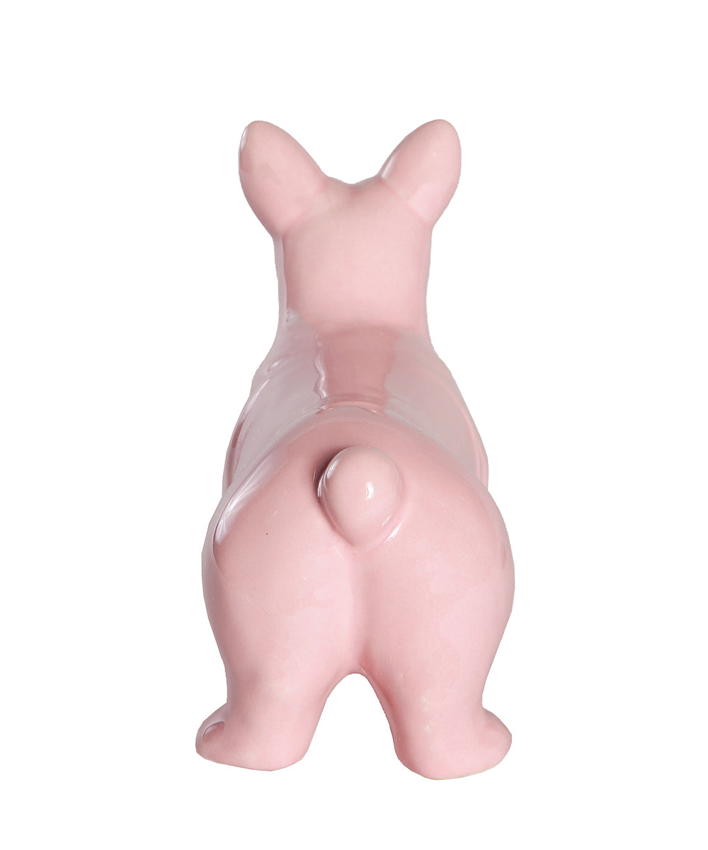 Standing Corgi Ceramic Pet Statue